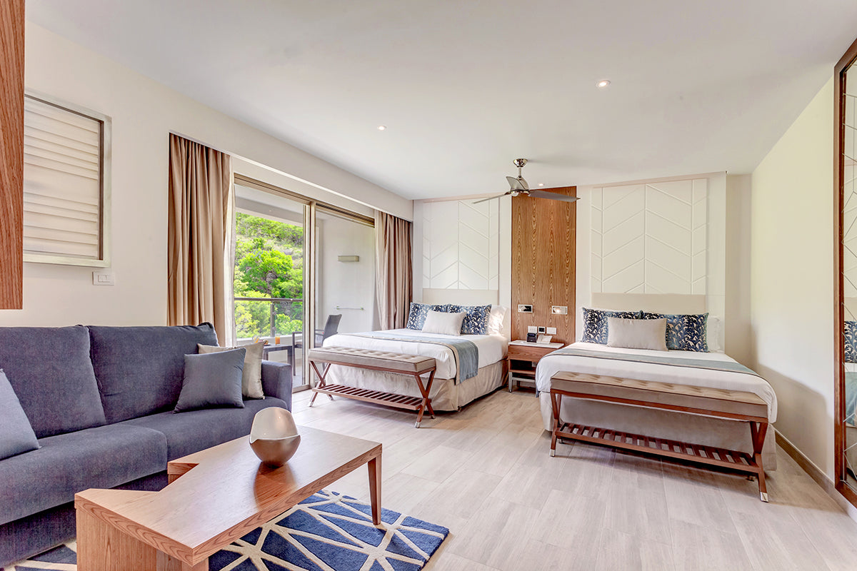 Antigua Poker House double room accommodations